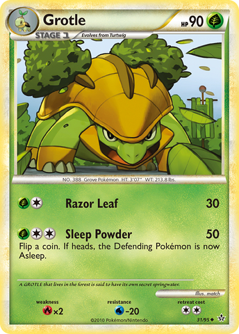Grotle (31/95) [HeartGold & SoulSilver: Unleashed] - The Mythic Store | 24h Order Processing