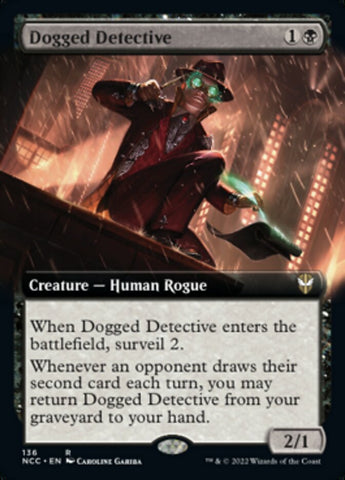 Dogged Detective (Extended Art) [Streets of New Capenna Commander] - The Mythic Store | 24h Order Processing
