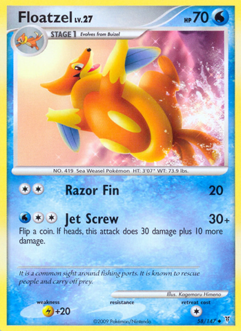 Floatzel (58/147) [Platinum: Supreme Victors] - The Mythic Store | 24h Order Processing