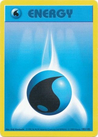 Water Energy (102/102) [Base Set Shadowless Unlimited] - The Mythic Store | 24h Order Processing