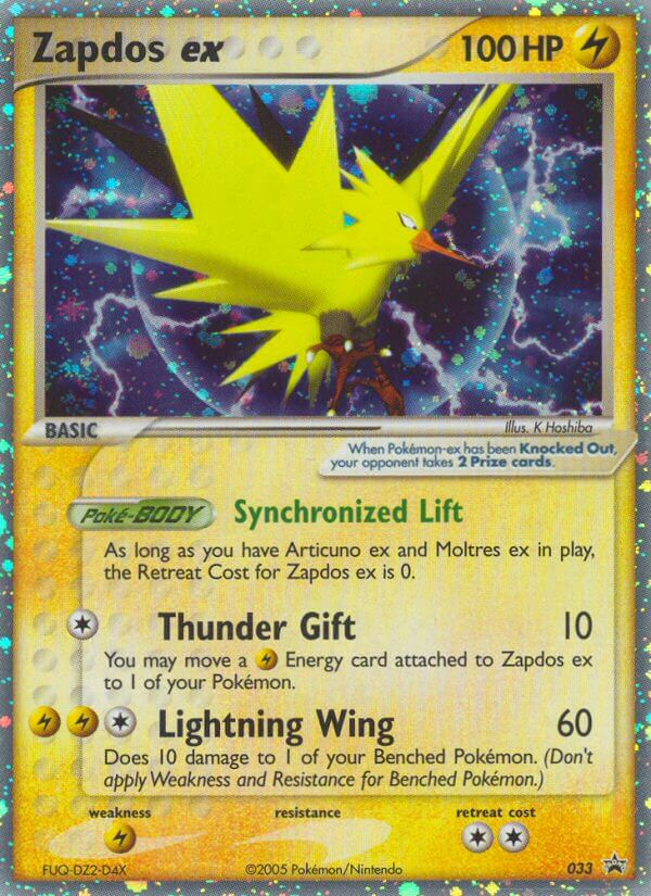 Zapdos ex (033) [Nintendo: Black Star Promos] - The Mythic Store | 24h Order Processing