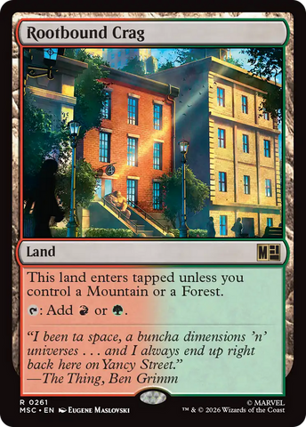Rootbound Crag (Surge Foil) [Marvel Super Heroes Commander] - The Mythic Store | 24h Order Processing