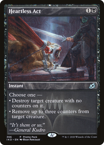 Heartless Act (Promo Pack) [Ikoria: Lair of Behemoths Promos] - The Mythic Store | 24h Order Processing