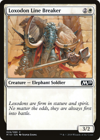 Loxodon Line Breaker [Core Set 2019] - The Mythic Store | 24h Order Processing