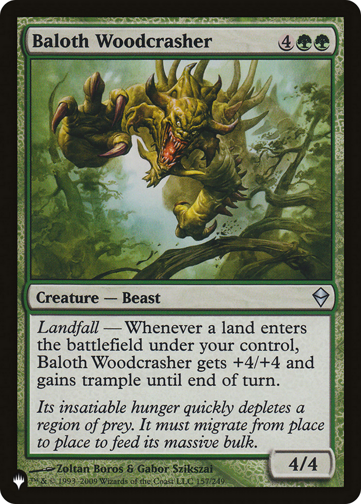 Baloth Woodcrasher [The List Reprints] - The Mythic Store | 24h Order Processing