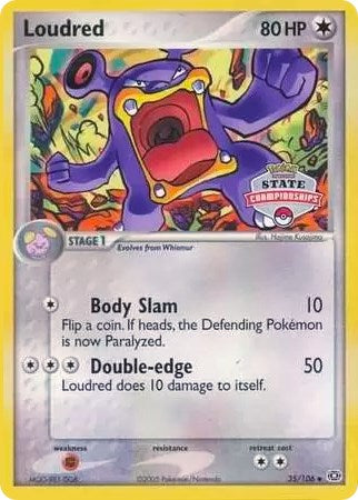 Loudred (35/106) (State Championships) [EX: Emerald] - The Mythic Store | 24h Order Processing