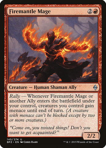 Firemantle Mage [Battle for Zendikar] - The Mythic Store | 24h Order Processing