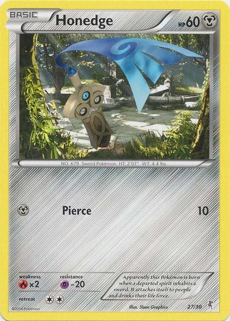 Honedge (27/30) [XY: Trainer Kit 1 - Bisharp] - The Mythic Store | 24h Order Processing