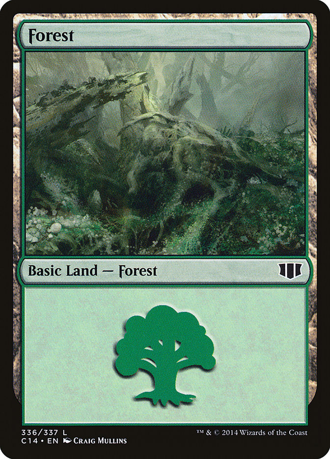 Forest (336) [Commander 2014] - The Mythic Store | 24h Order Processing