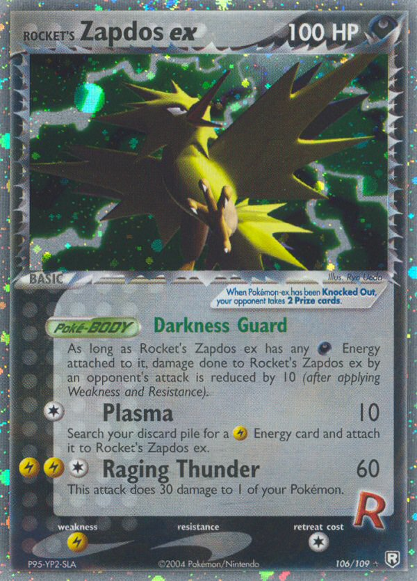 Rocket's Zapdos ex (106/109) [EX: Team Rocket Returns] - The Mythic Store | 24h Order Processing