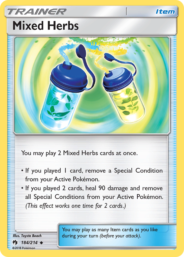 Mixed Herbs (184/214) [Sun & Moon: Lost Thunder] - The Mythic Store | 24h Order Processing