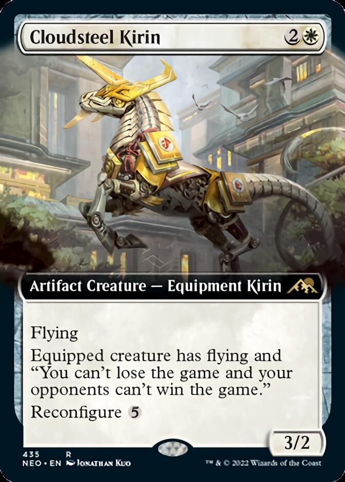 Cloudsteel Kirin (Extended Art) [Kamigawa: Neon Dynasty] - The Mythic Store | 24h Order Processing