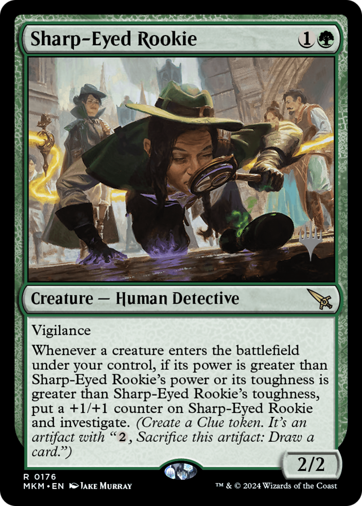 Sharp-Eyed Rookie (Promo Pack) [Murders at Karlov Manor Promos] - The Mythic Store | 24h Order Processing