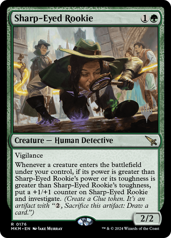 Sharp-Eyed Rookie (Promo Pack) [Murders at Karlov Manor Promos] - The Mythic Store | 24h Order Processing