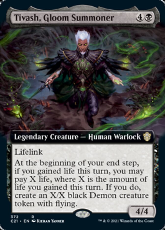 Tivash, Gloom Summoner (Extended Art) [Commander 2021] - The Mythic Store | 24h Order Processing
