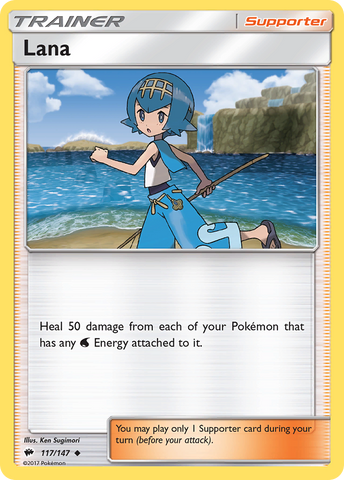 Lana (117/147) [Sun & Moon: Burning Shadows] - The Mythic Store | 24h Order Processing