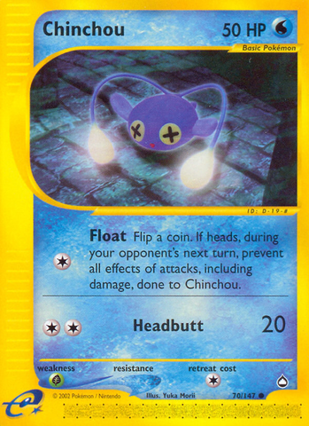 Chinchou (70/147) [Aquapolis] - The Mythic Store | 24h Order Processing