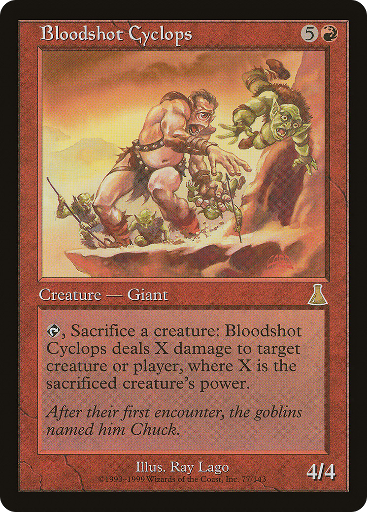 Bloodshot Cyclops [Urza's Destiny] - The Mythic Store | 24h Order Processing