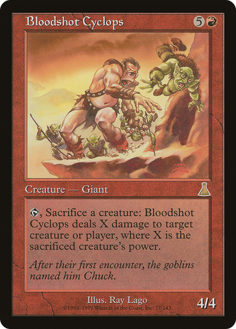 Bloodshot Cyclops [Urza's Destiny] - The Mythic Store | 24h Order Processing