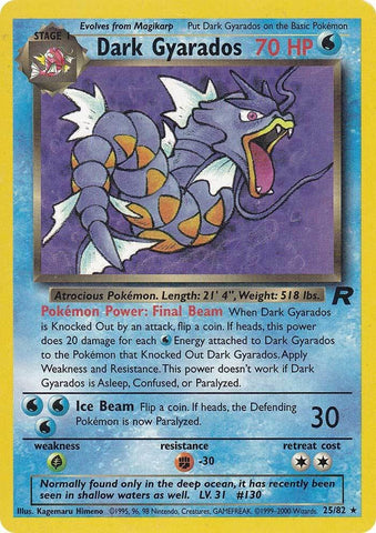 Dark Gyarados (25/82) [Team Rocket Unlimited] - The Mythic Store | 24h Order Processing