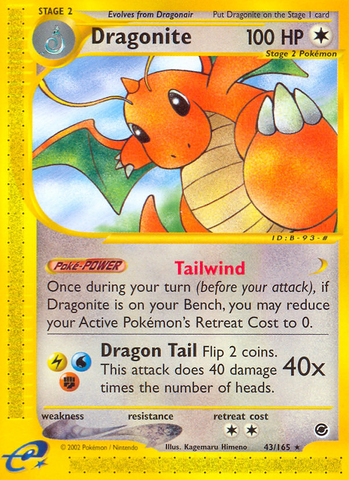 Dragonite (43/165) [Expedition: Base Set] - The Mythic Store | 24h Order Processing