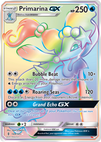Primarina GX (149/145) [Sun & Moon: Guardians Rising] - The Mythic Store | 24h Order Processing