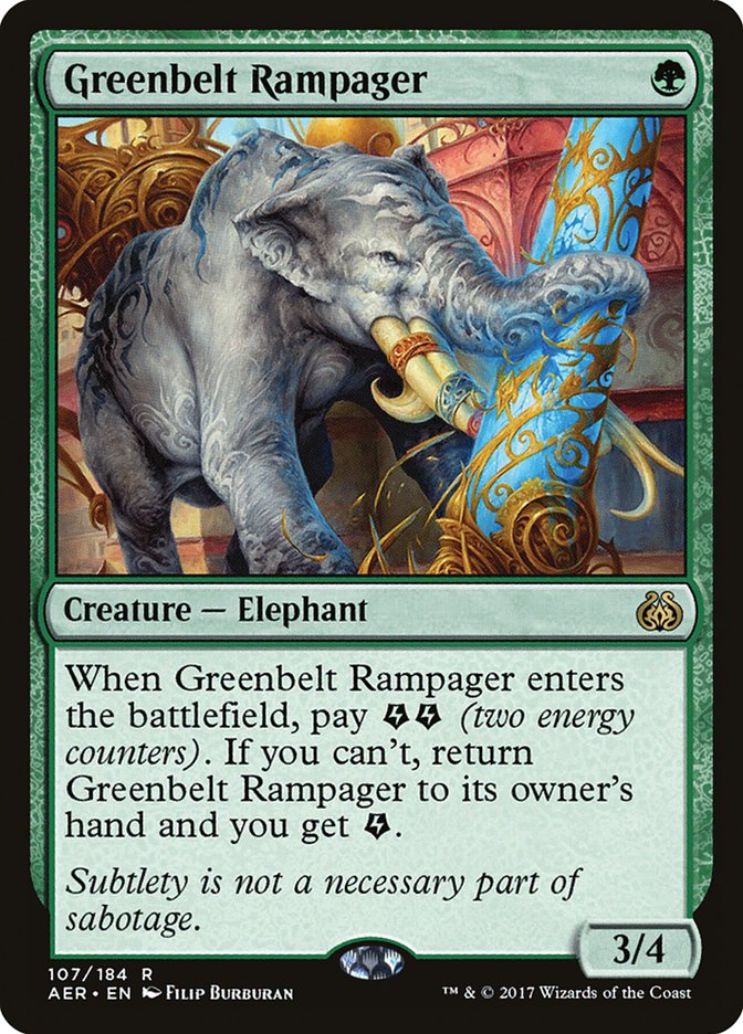 Greenbelt Rampager [Aether Revolt] - The Mythic Store | 24h Order Processing