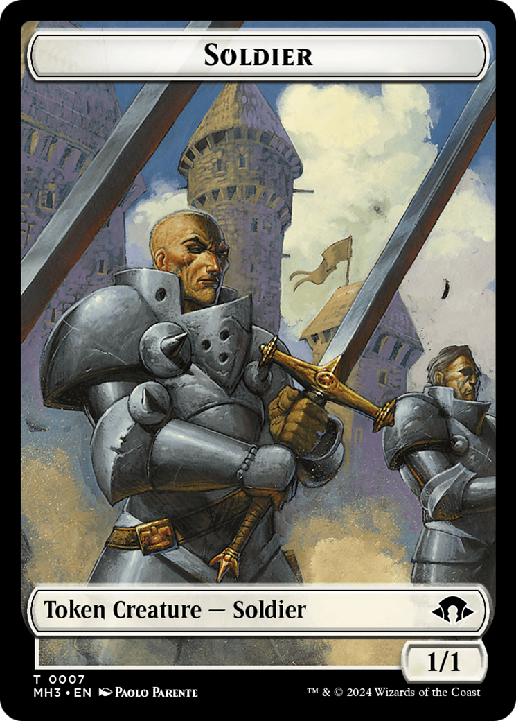 Eldrazi Spawn // Soldier Double-Sided Token [Modern Horizons 3 Tokens] - The Mythic Store | 24h Order Processing