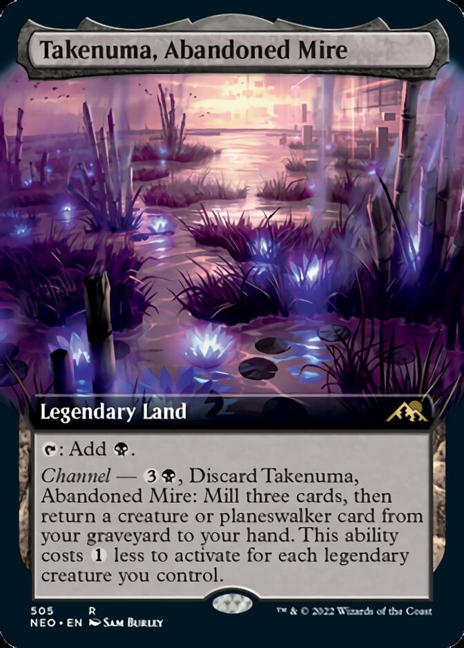Takenuma, Abandoned Mire (Extended Art) [Kamigawa: Neon Dynasty] - The Mythic Store | 24h Order Processing