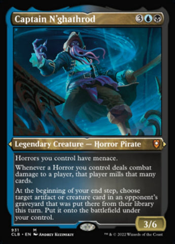 Captain N'ghathrod (Display Commander) (Foil Etched) [Commander Legends: Battle for Baldur's Gate] - The Mythic Store | 24h Order Processing