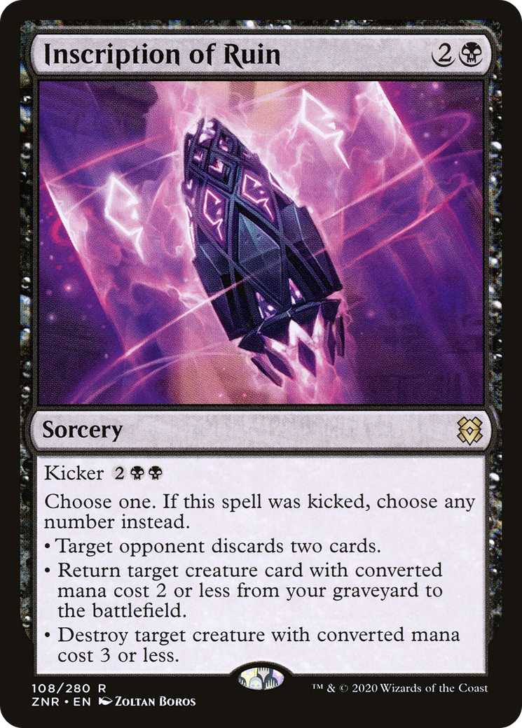 Inscription of Ruin [Zendikar Rising] - The Mythic Store | 24h Order Processing