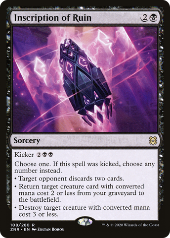 Inscription of Ruin [Zendikar Rising] - The Mythic Store | 24h Order Processing