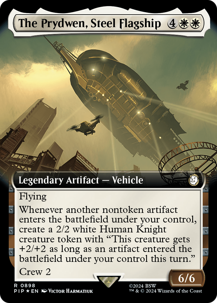 The Prydwen, Steel Flagship (Extended Art) (Surge Foil) [Fallout] - The Mythic Store | 24h Order Processing