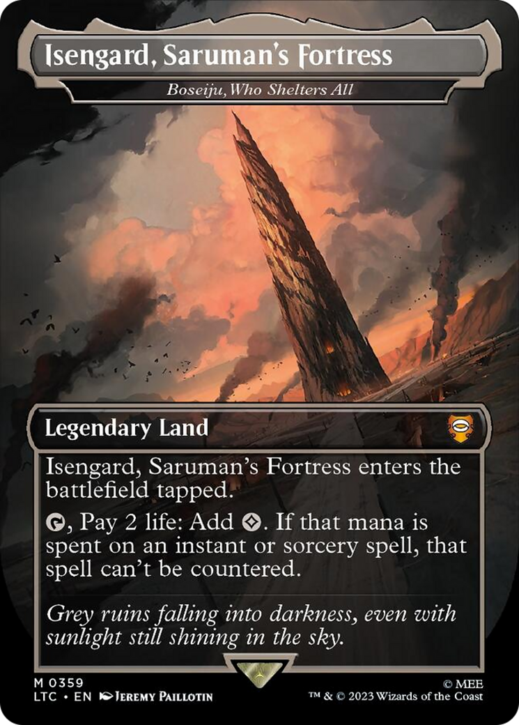 Isengard, Saruman's Fortress - Boseiju, Who Shelters All [The Lord of the Rings: Tales of Middle-Earth Commander] - The Mythic Store | 24h Order Processing