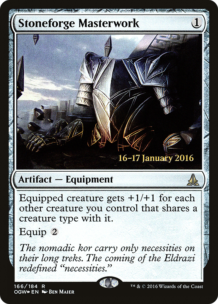 Stoneforge Masterwork [Oath of the Gatewatch Prerelease Promos] - The Mythic Store | 24h Order Processing
