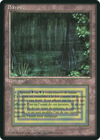 Bayou [Foreign Black Border] - The Mythic Store | 24h Order Processing