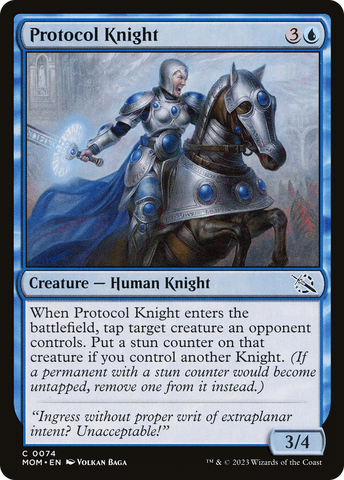Protocol Knight [March of the Machine] - The Mythic Store | 24h Order Processing
