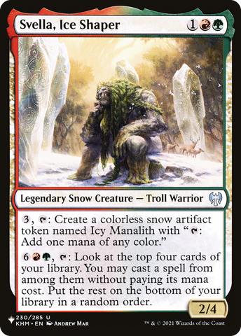 Svella, Ice Shaper [The List] - The Mythic Store | 24h Order Processing