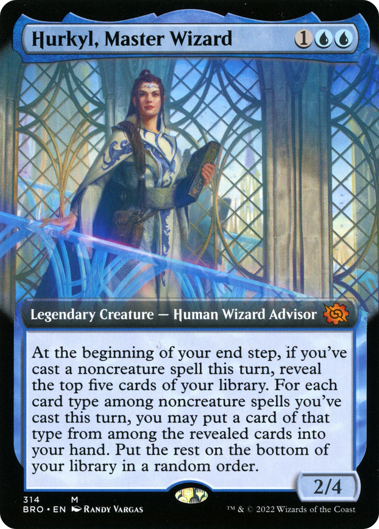 Hurkyl, Master Wizard (Extended Art) [The Brothers' War] - The Mythic Store | 24h Order Processing