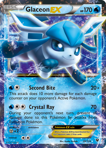 Glaceon EX (20/124) [XY: Fates Collide] - The Mythic Store | 24h Order Processing