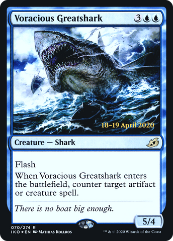 Voracious Greatshark [Ikoria: Lair of Behemoths Prerelease Promos] - The Mythic Store | 24h Order Processing