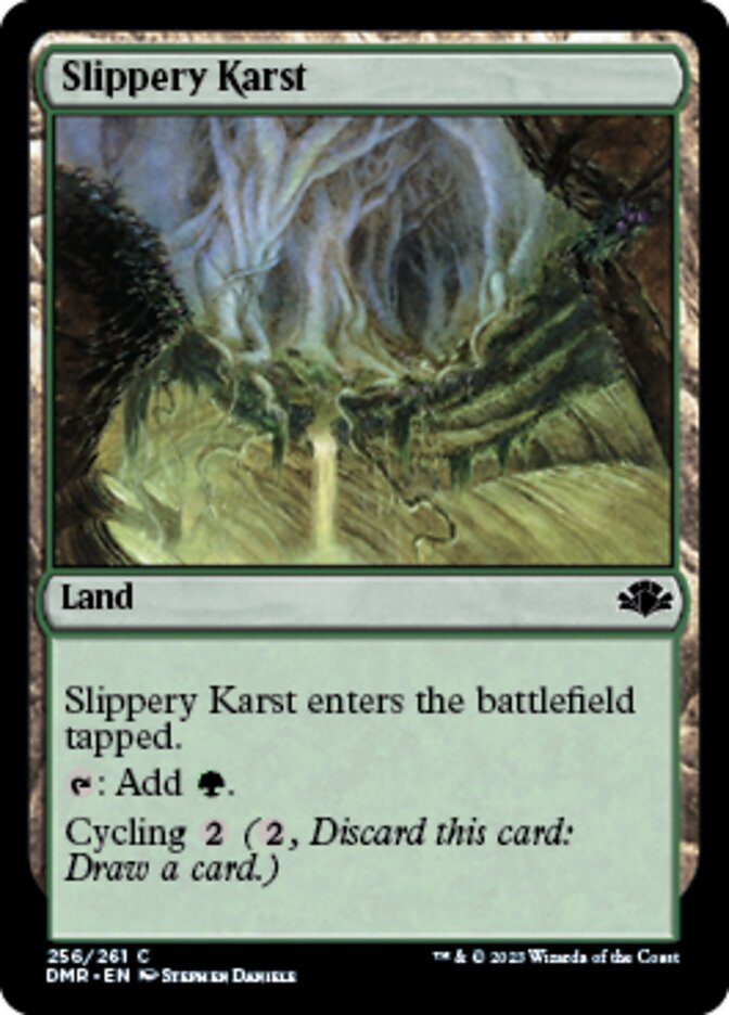 Slippery Karst [Dominaria Remastered] - The Mythic Store | 24h Order Processing