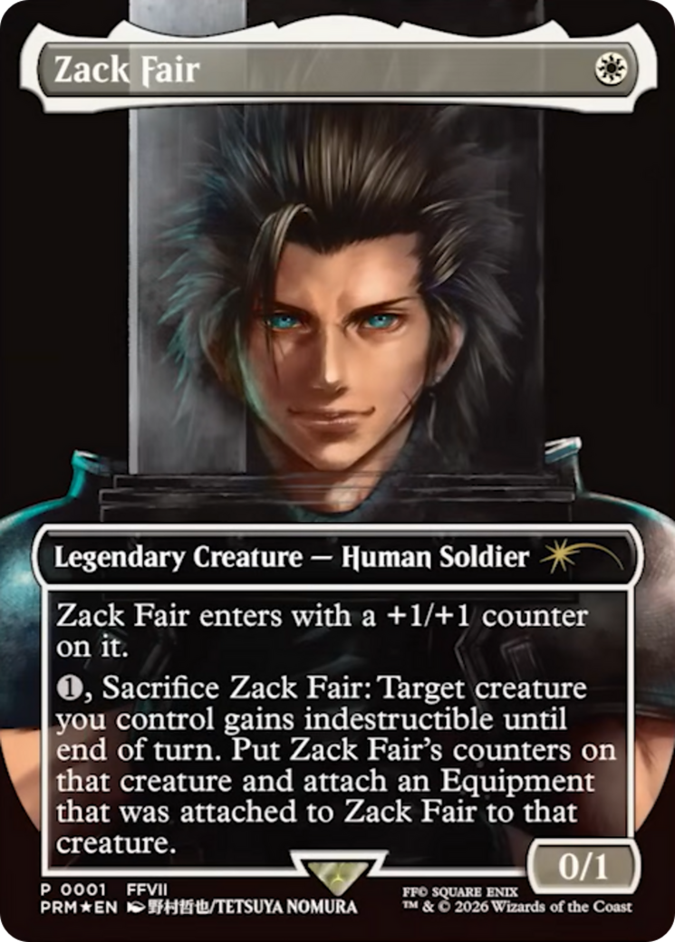 Zack Fair [Media Promos] - The Mythic Store | 24h Order Processing