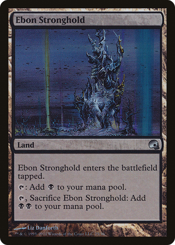 Ebon Stronghold [Premium Deck Series: Graveborn] - The Mythic Store | 24h Order Processing
