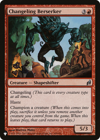 Changeling Berserker [The List] - The Mythic Store | 24h Order Processing
