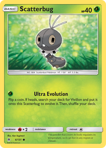 Scatterbug (6/131) [Sun & Moon: Forbidden Light] - The Mythic Store | 24h Order Processing