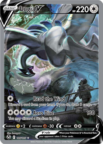 Lugia V (186/195) [Sword & Shield: Silver Tempest] - The Mythic Store | 24h Order Processing