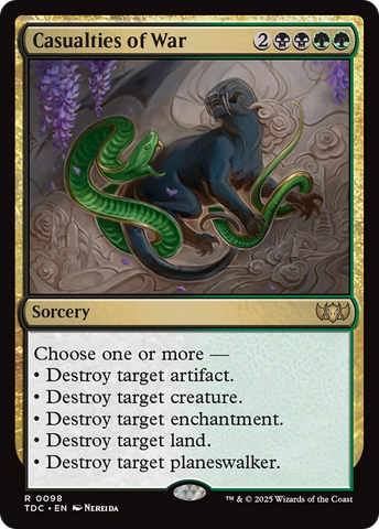 Casualties of War [Tarkir: Dragonstorm Commander] - The Mythic Store | 24h Order Processing