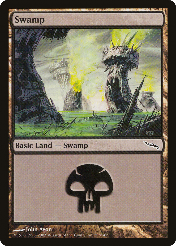 Swamp (298) [Mirrodin] - The Mythic Store | 24h Order Processing