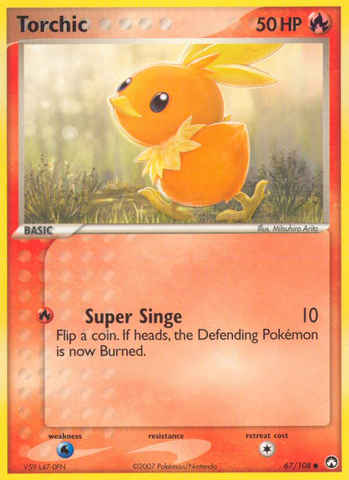 Torchic (67/108) [EX: Power Keepers] - The Mythic Store | 24h Order Processing